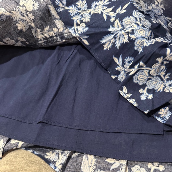 J Crew Floral Ruffle Smocked Waist Skirt Size XS NWT - Picture 5 of 8